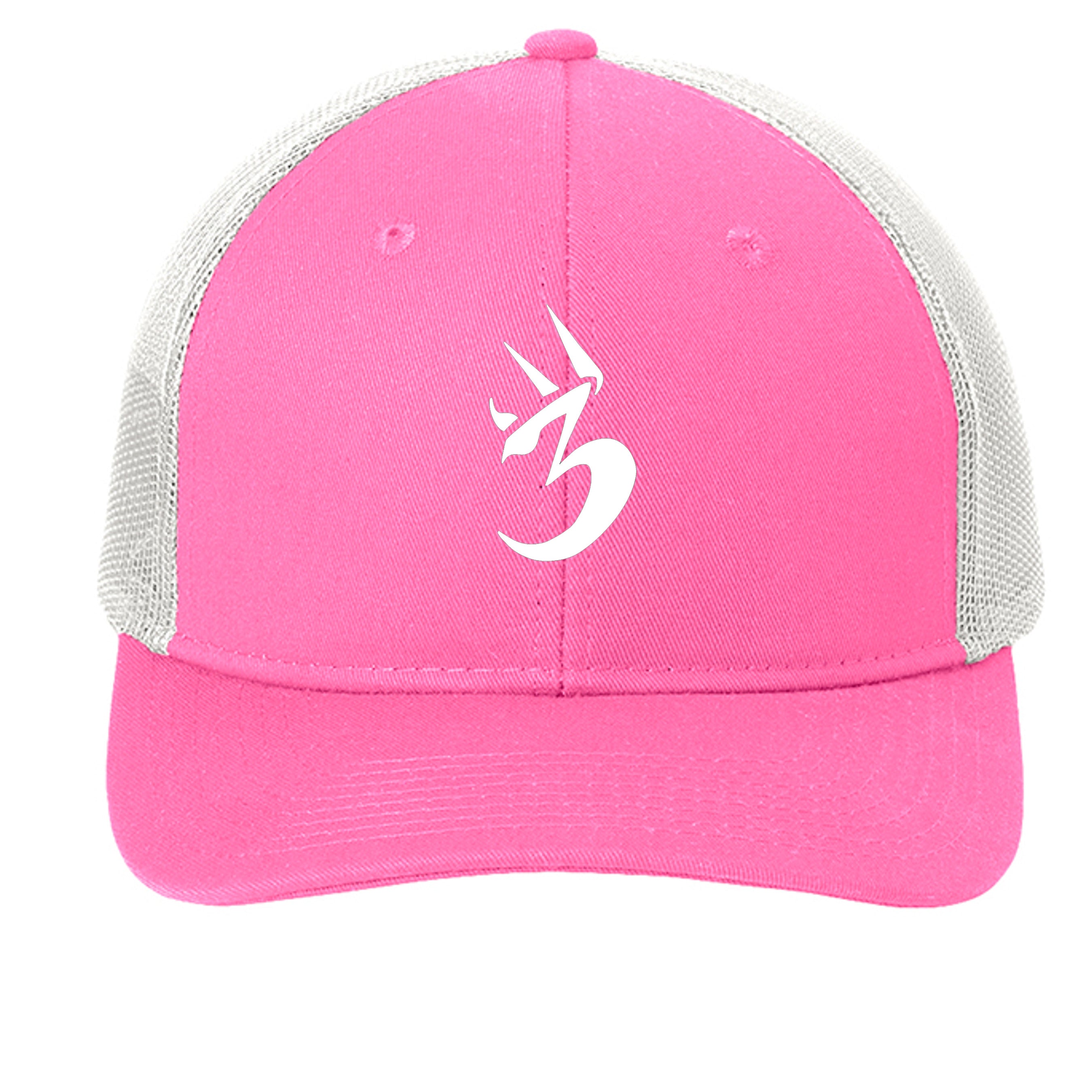 True Pink/ White - C402 - FRONT
